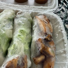 Grilled Chicken Spring Rolls Grilled Chicken Spring Rolls