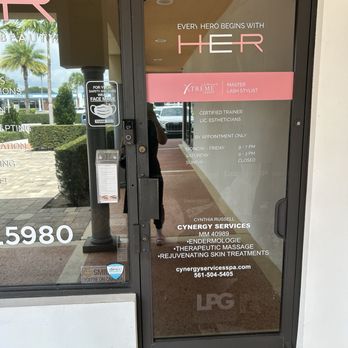 HER Lash Brow Beauty - Front door - Eyelash Service Near Me - Boca Raton, Florida