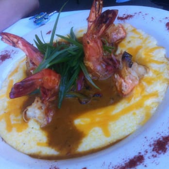 The Terrace Room - Shrimp 'n yellow grits $16 - Breakfast & Brunch Near Me - Oakland, California