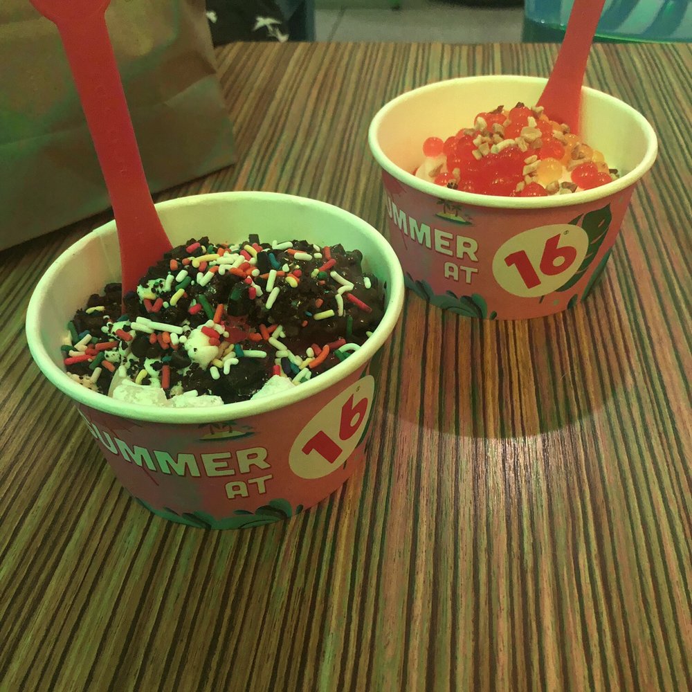 16 Handles - Birthday Cake Frozen Yogurt - Ice Cream & Frozen Yogurt Near Me - Stamford, Connecticut