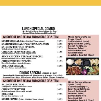 Sky Sushi - Current restaurant menu on their website - Sushi Bars Near Me - Vista, California Sky Sushi - Current restaurant menu on their website - Sushi Bars Near Me - Vista, California