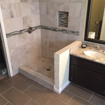 Morris Tile & Construction Company - shower and sink - General Contractors Near Me Morris Tile & Construction Company - shower and sink - General Contractors Near Me