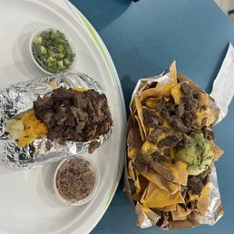 Panchos Super Papa with Fajitas Panchos Super Papa with Fajitas