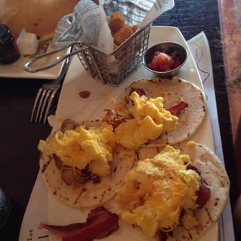 Lib's Grill - Breakfast tacos - simple and delicious. - Seafood Near Me - Perry Hall, Maryland