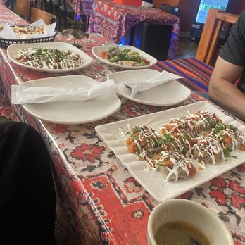Rumi’s Garden - Afghan Duo Platter (For 2) and mantu - Afghan Near Me - Grand Rapids, Michigan Rumi’s Garden - Afghan Duo Platter (For 2) and mantu - Afghan Near Me - Grand Rapids, Michigan