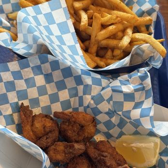 Shark Boy Fish and Chips - Shrimp Classic  + 1 side - Fish & Chips Near Me - San Jose, California