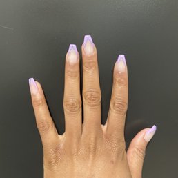 Dip powder with tips Dip powder with tips