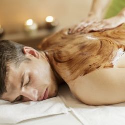 Chimney Corner Cafe - Men back facial treatment