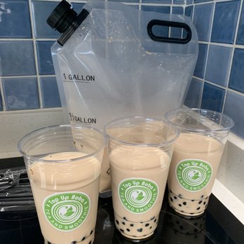 Top Up - Roasted Oolong Milk Tea - Bubble Tea Near Me - Alameda, California Top Up - Roasted Oolong Milk Tea - Bubble Tea Near Me - Alameda, California