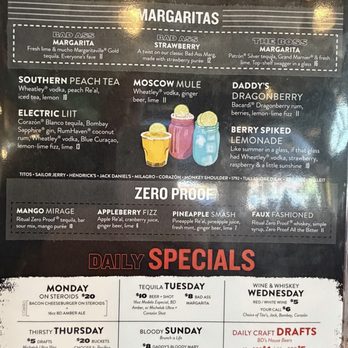 Bad Daddy's Burger Bar - Cocktail Menu - Burgers Near Me - Charlotte, North Carolina Bad Daddy's Burger Bar - Cocktail Menu - Burgers Near Me - Charlotte, North Carolina
