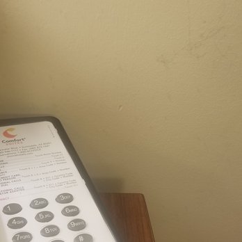 Comfort Suites - Spots on wall next to the phone - Hotels Near Me - Scottsdale, Arizona