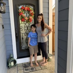 Door Conversions - Wrought Iron Insert - 'Monarch' design installed in Campbell, CA (Custom Home)