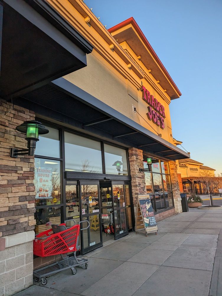 Trader Joe's - Main entrance - outside, shows storefront - Grocery Near Me - Maple Grove, Minnesota Trader Joe's - Main entrance - outside, shows storefront - Grocery Near Me - Maple Grove, Minnesota