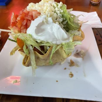 A La Mexicana 2 - Fajita bowl that you can eat! Scrumptious! - Mexican Near Me - Bridgton, Maine