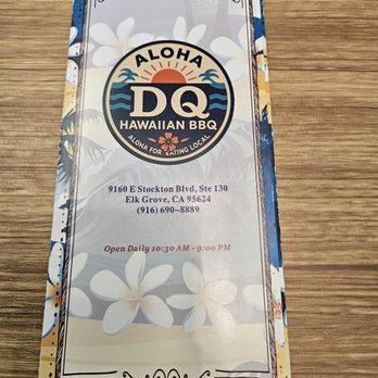 DQ Hawaiian BBQ - Menu - Hawaiian Near Me - Elk Grove, California DQ Hawaiian BBQ - Menu - Hawaiian Near Me - Elk Grove, California