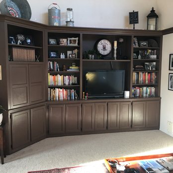 High 5 Handyman - After pic 2: Built-ins painted and made pretty after Mike's handy work. So happy! - Handyman Near Me High 5 Handyman - After pic 2: Built-ins painted and made pretty after Mike's handy work. So happy! - Handyman Near Me