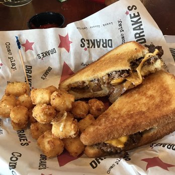 Drake's - Patty Melt with tater tots - New American Near Me - Nicholasville, Kentucky
