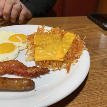 Denny's - cheesy hash browns :( - American Near Me - Lakeside, California Denny's - cheesy hash browns :( - American Near Me - Lakeside, California