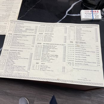 Big Wong - Menu - Cantonese Near Me - Brooklyn, New York Big Wong - Menu - Cantonese Near Me - Brooklyn, New York