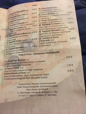 Menu photo 3 Pizzeria Belvedere Süderbrarup, SH