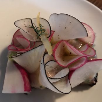 Monteverde - PBT. Prosciutto Butter, radish, seeded rye toast, and lemon marmallata. Fabulous! - Italian Near Me - Chicago, Illinois Monteverde - PBT. Prosciutto Butter, radish, seeded rye toast, and lemon marmallata. Fabulous! - Italian Near Me - Chicago, Illinois