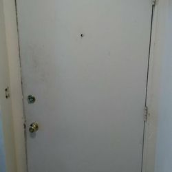 DC Handyman Services - Door before inside