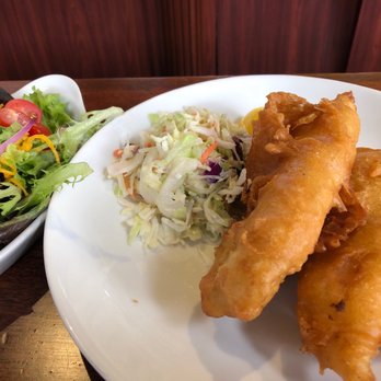 Flannery's Pub - Fish and salad - Sports Bars Near Me - Cleveland, Ohio