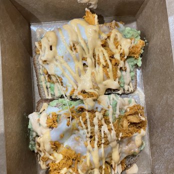I Got The Juice - Buffalo Chicken Chesse Avocado Toast - Juice Bars & Smoothies Near Me - New Rochelle, New York I Got The Juice - Buffalo Chicken Chesse Avocado Toast - Juice Bars & Smoothies Near Me - New Rochelle, New York