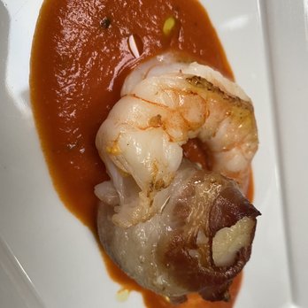 Andrea's Restaurant - Shrimp & Scallop Roasted with Homemade Pancetta - Italian Near Me - Sarasota, Florida