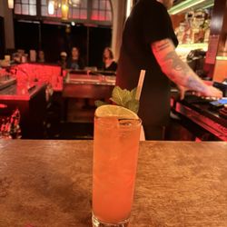 Bear Cave Comedy - The Refugio drink