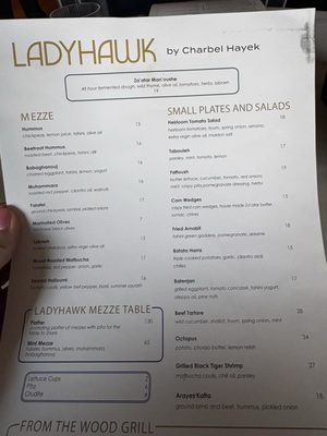 Menu photo 2 Ladyhawk West Hollywood, CA Menu photo 2 Ladyhawk West Hollywood, CA