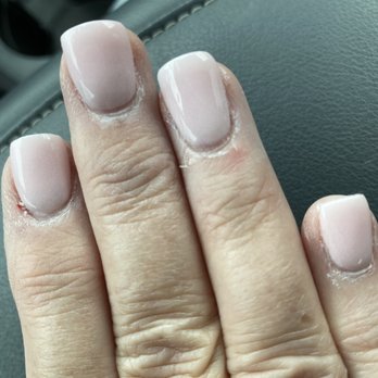 Gravity Nails & Spa - That's how the person let my nails! - Nail Salons Near Me - Wellington, Florida