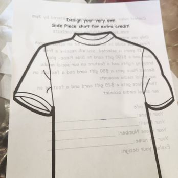 Side Piece Kitchen - Fun design your shirt idea! - Bakeries Near Me - Tacoma, Washington Side Piece Kitchen - Fun design your shirt idea! - Bakeries Near Me - Tacoma, Washington