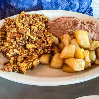 Mexico Lindo Restaurants - Chorizo & Egg Plate - Mexican Near Me - San Antonio, Texas