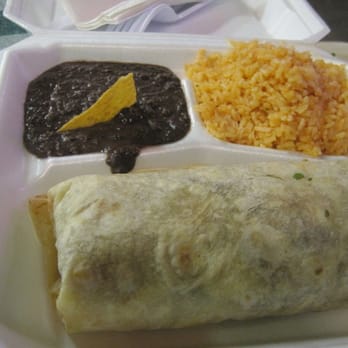 Serg's Mexican Kitchen - Combo plate of al Pastor burrito for $9 - Food Trucks Near Me - Honolulu, Hawaii
