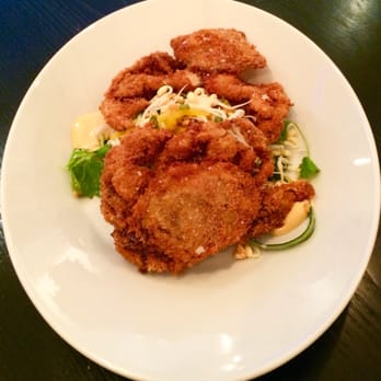 Crispy Duck Café - Softshell crab med gurka och mayo - Dive Bars Near Me - Stockholm, Alberta
