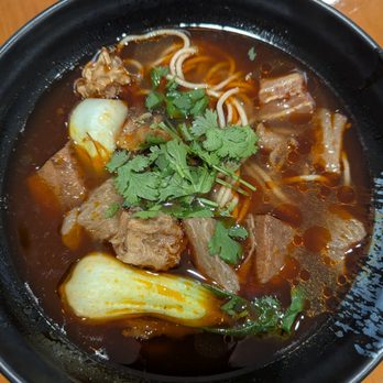 Pan Noodles - Beef Brisket and Tendon Noodles Soup. - Noodles Near Me - Buffalo, New York Pan Noodles - Beef Brisket and Tendon Noodles Soup. - Noodles Near Me - Buffalo, New York