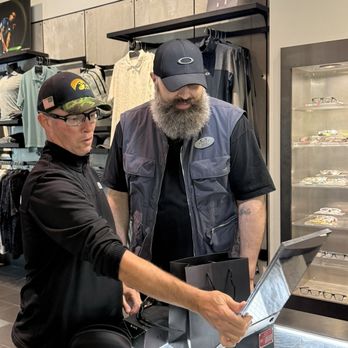 Oakley - Getting fitted for glasses with Anthony (Store Optician) - Eyewear & Opticians Near Me - Glendale, California
