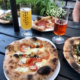 Wood fired pizza