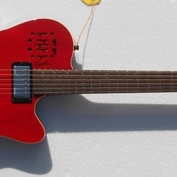 New in stock Godin Ultra 6 Trans Red!