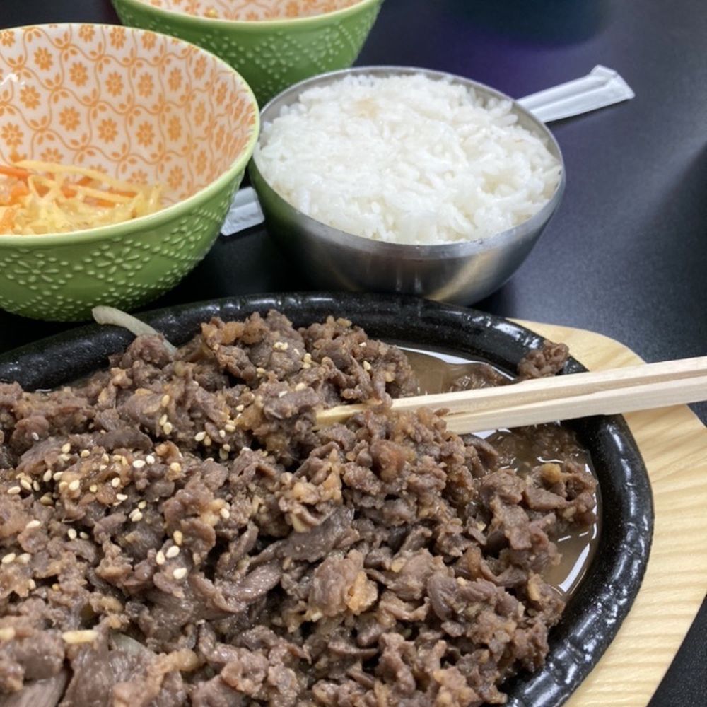 Galbiya - Bulgogi and the little side dishes that Korean food comes with commonly. - Korean Near Me - Springfield, Tennessee Galbiya - Bulgogi and the little side dishes that Korean food comes with commonly. - Korean Near Me - Springfield, Tennessee