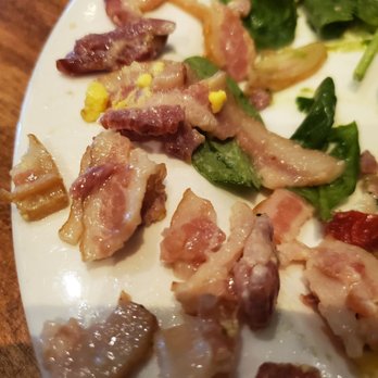 Johnny's Italian Steakhouse - Out of goat cheese salad so I got raw bacon spinach salad. - Italian Near Me - Des Moines, Iowa Johnny's Italian Steakhouse - Out of goat cheese salad so I got raw bacon spinach salad. - Italian Near Me - Des Moines, Iowa
