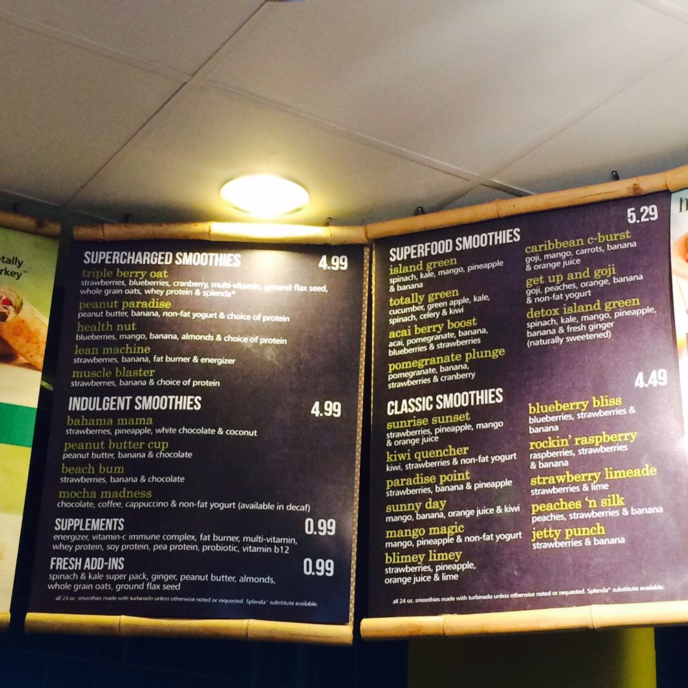 Tropical Smoothie Cafe - Updated Menu! - Juice Bars & Smoothies Near Me - Dothan, Alabama