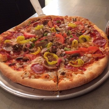 Pepperoni Grill - Johnny Supremo with no black olives - Pizza Near Me - Oak Island, North Carolina Pepperoni Grill - Johnny Supremo with no black olives - Pizza Near Me - Oak Island, North Carolina