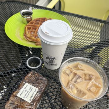 Empire Roasters & Records - americano, mocha, waffle, banana bread - Coffee & Tea Near Me - Seattle, Washington