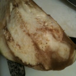 Rotten Eggplant from Produce Junction
