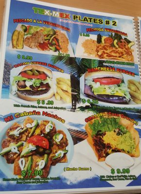 Menu photo 7 Mi Cabana Austin, TX