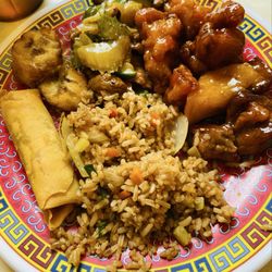 Hong Kong - My first plate. Nothing impressed on this visit. The crispy roll was probably my favorite item.