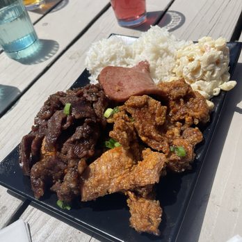 Grind Wit Tryz - Trio Plate Spam Teri Beef Ono chicken - Filipino Near Me - Portland, Oregon Grind Wit Tryz - Trio Plate Spam Teri Beef Ono chicken - Filipino Near Me - Portland, Oregon