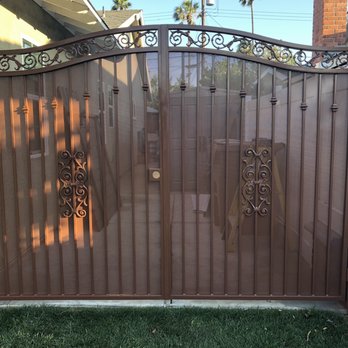 Macias Iron Work - Double barn door gate - Fences & Gates Near Me - Anaheim, California